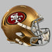 San Francisco 49ers Full Size Speed Replica Football Helmet- NFL Sports Collectibles