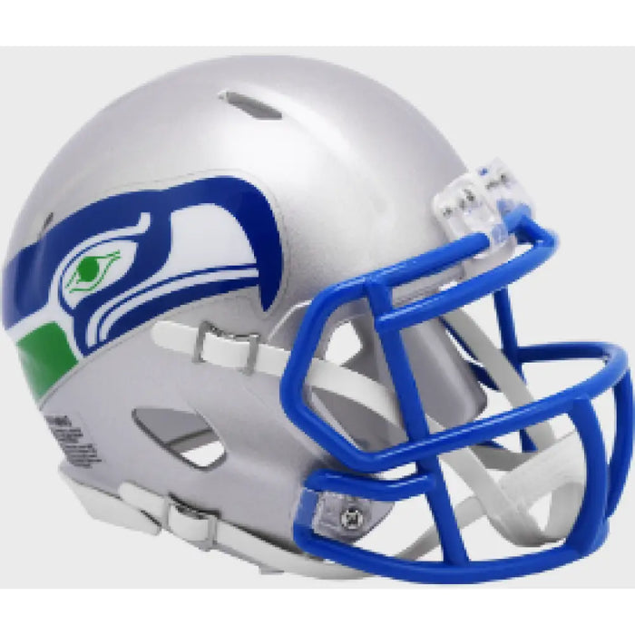 Seattle Seahawks 1983 to 2001 Riddell Mini Speed Throwback Helmet - NFL Sports Collectibles