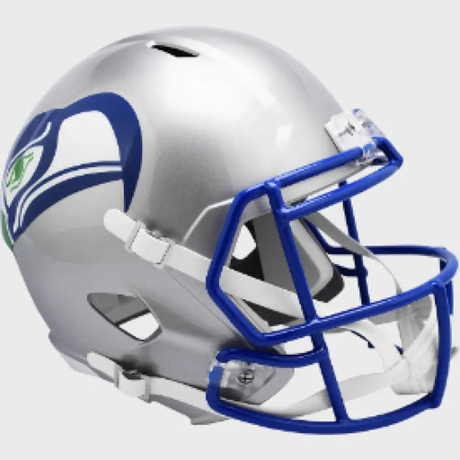 Seattle Seahawks Full Size 1983 to 2001 Speed Replica Throwback Helmet - NFL Sports Collectibles