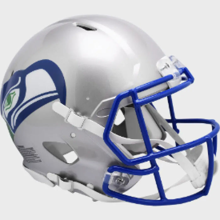 Seattle Seahawks Full Size Authentic 1983 to 2001 Speed Throwback Football Helmet - NFL Sports Collectibles