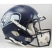 Seattle Seahawks Full Size Authentic Speed Football Helmet Matte Navy - NFL Sports Collectibles
