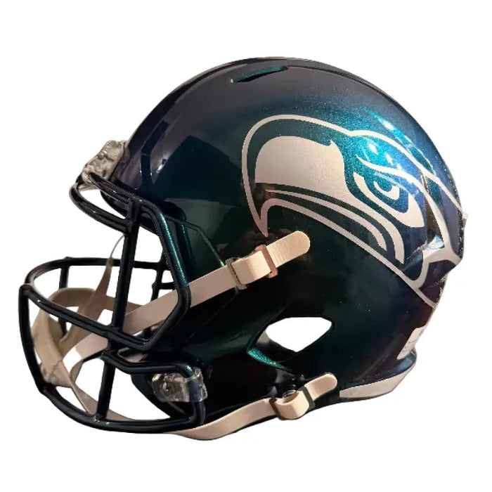 Seattle Seahawks Full Size Speed Replica Football Helmet 2025 Rivalries - NFL Helmets