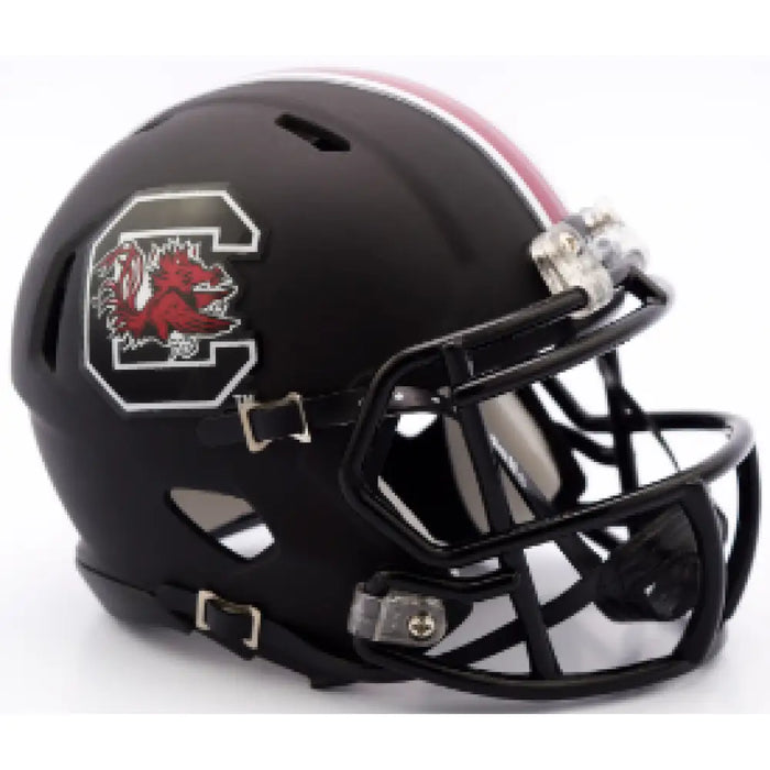 South Carolina Gamecocks NCAA Mini Speed Football Helmet Matte Black Helmets