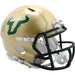 South Florida Bulls NCAA Mini Speed Football Helmet Gold- NCAA Helmets