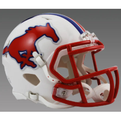 Southern Methodist (SMU) Mustangs NCAA Mini Speed Football Helmet - NCAA Helmets
