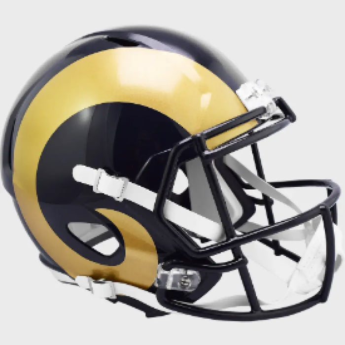 St. Louis Rams 2000 to 2016 Speed Replica Throwback Helmet NFL. Helmets
