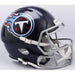 Tennessee Titans Full Size Speed Replica Football Helmet Satin Navy Metallic - NFL Sports Collectibles