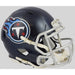 Tennessee Titans NFL Mini Speed Football Helmet Satin Navy Metallic Sports Collectibles