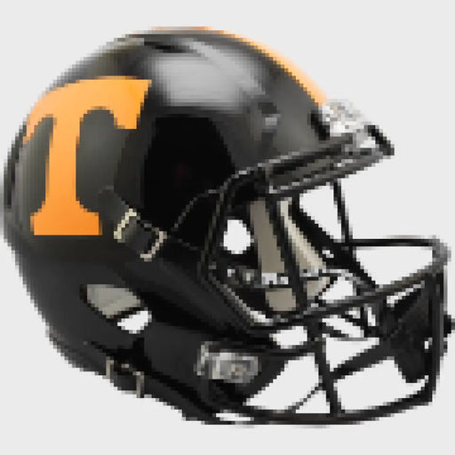 Tennessee Volunteers Full Size Speed Replica Football Helmet Dark Mode Black - NCAA Helmets