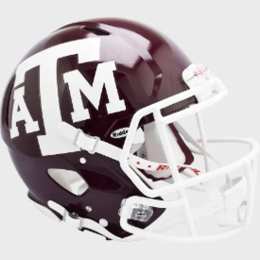 Texas A&M Aggies Full Size Authentic Speed Football Helmet - NCAA Helmets