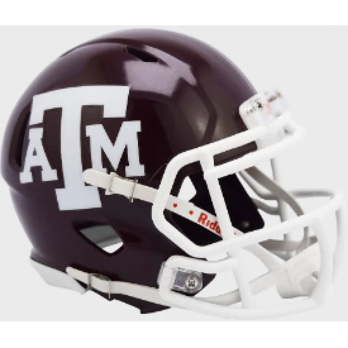 Texas A&M Aggies NCAA Mini Speed Football Helmet - NCAA Helmets