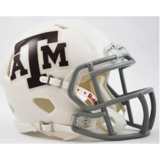 Texas A&M Aggies NCAA Mini Speed Football Helmet White Helmets