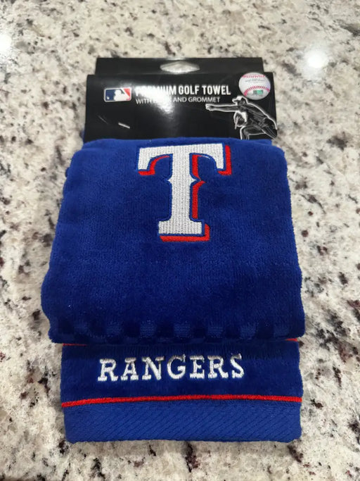 Texas Rangers 16’’x22’’ Embroidered Golf Towel Golf Towel
