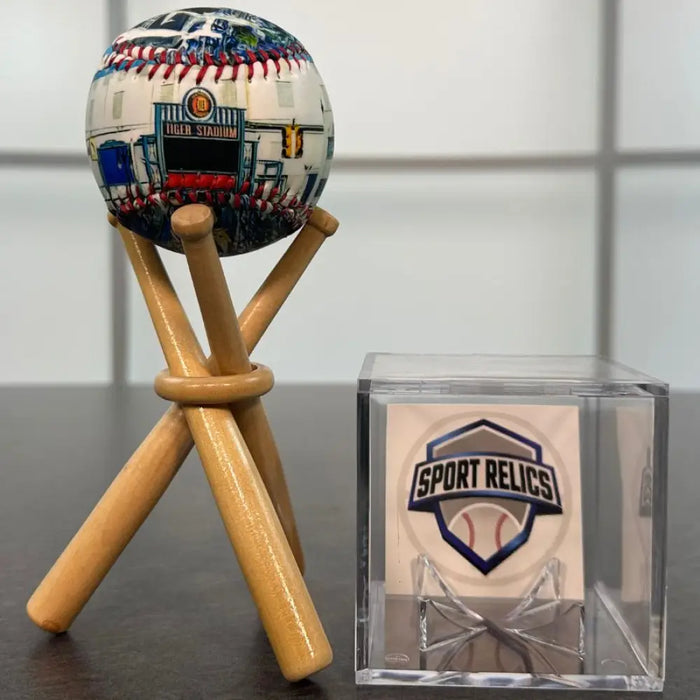 Tiger Stadium Baseball Baseball + Stand + Case Shop All