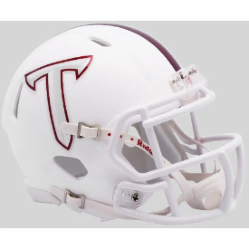 Troy State Trojans NCAA Mini Speed Football Helmet T side decals - NCAA Helmets