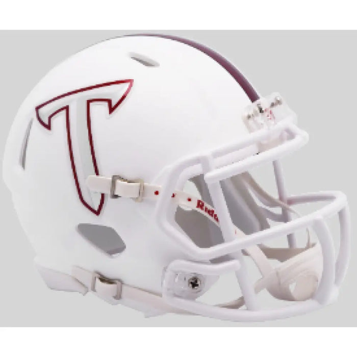 Troy State Trojans NCAA Mini Speed Football Helmet T side decals - NCAA Helmets