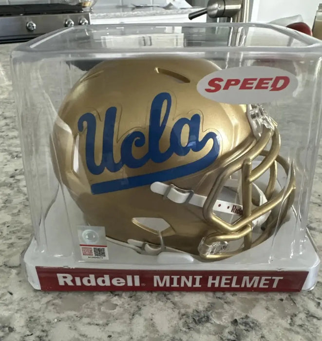UCLA Bruins NCAA Mini Speed Football Helmet- NCAA Sports Collectibles
