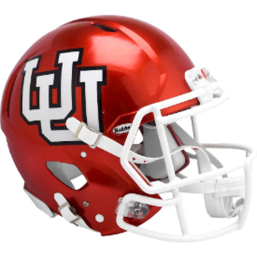 Utah Utes Full Size Authentic Speed Football Helmet Red UU NCAA Helmets