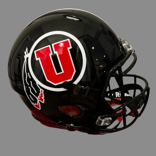 Utah Utes Full Size Speed Replica Football Helmet Black- NCAA Helmets