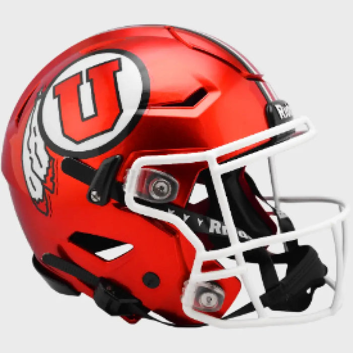 Utah Utes Full Size SpeedFlex Authentic Helmet - NCAA Helmets