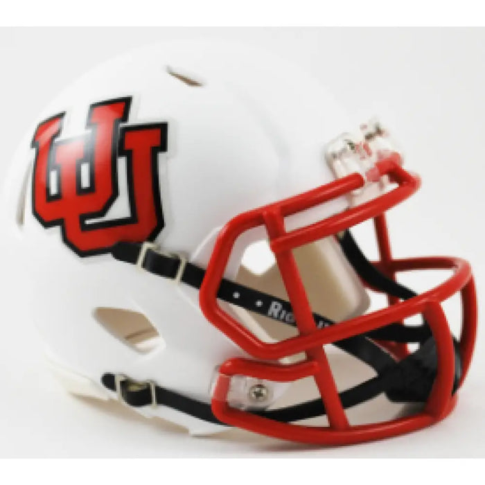 Utah Utes NCAA Mini Speed Football Helmet Interlocking UU - NCAA Helmets