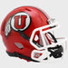 Utah Utes NCAA Mini Speed Football Helmet Radiant Red - NCAA Helmets