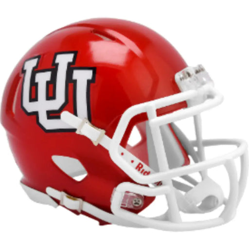 Utah Utes NCAA Mini Speed Football Helmet RED UU- NCAA Helmets