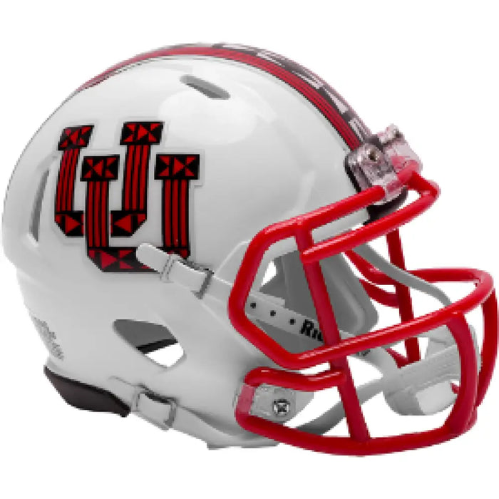 Utah Utes NCAA Mini Speed Football Helmet Tribal Pattern- NCAA Helmets