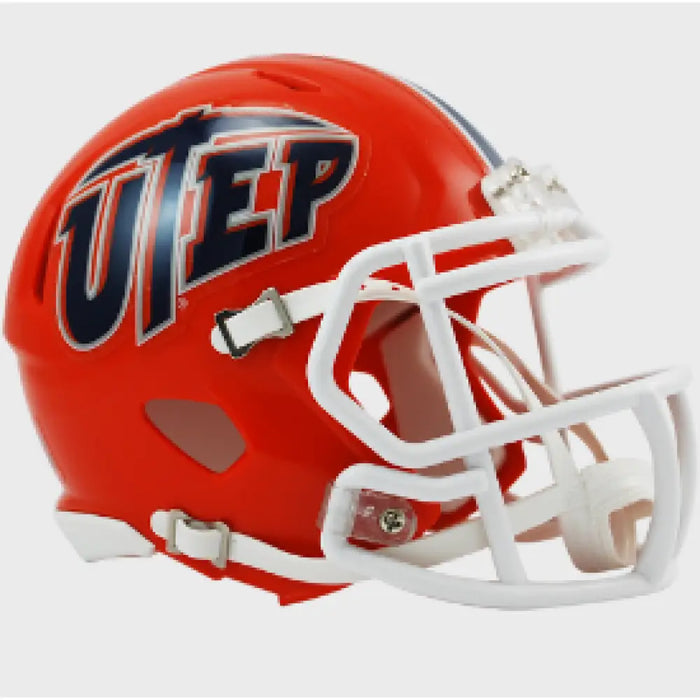 UTEP Miners NCAA Mini Speed Football Helmet - NCAA Helmets
