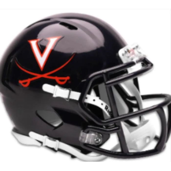 Virginia Cavaliers NCAA Mini Speed Football Helmet V-Saber - NCAA Helmets