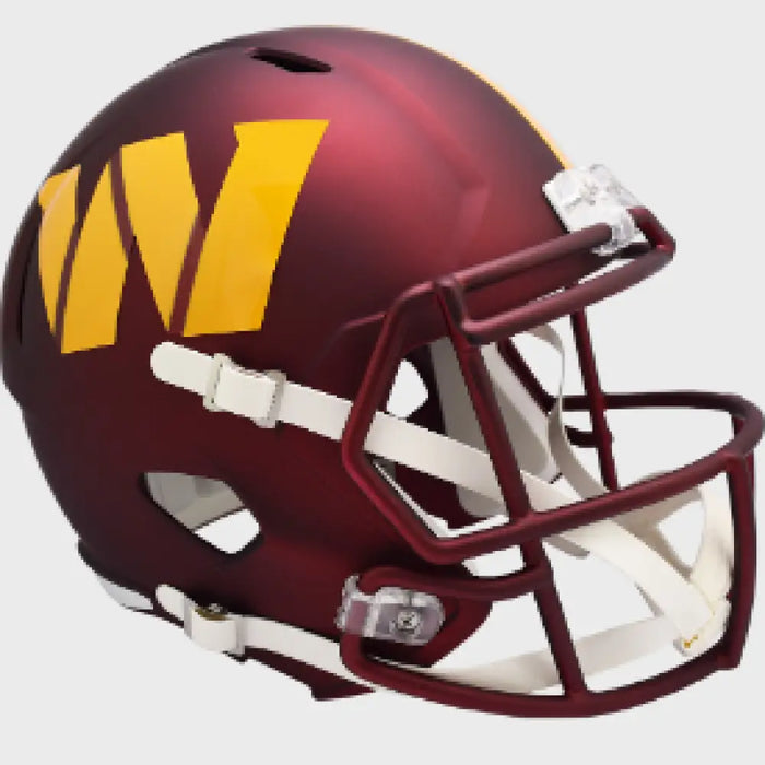 Washington Commanders Full Size Speed Replica Football Helmet Anodized Maroon - NFL Sports Collectibles