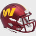 Washington Commanders NFL Mini Speed Football Helmet Anodized Maroon Sports Collectibles