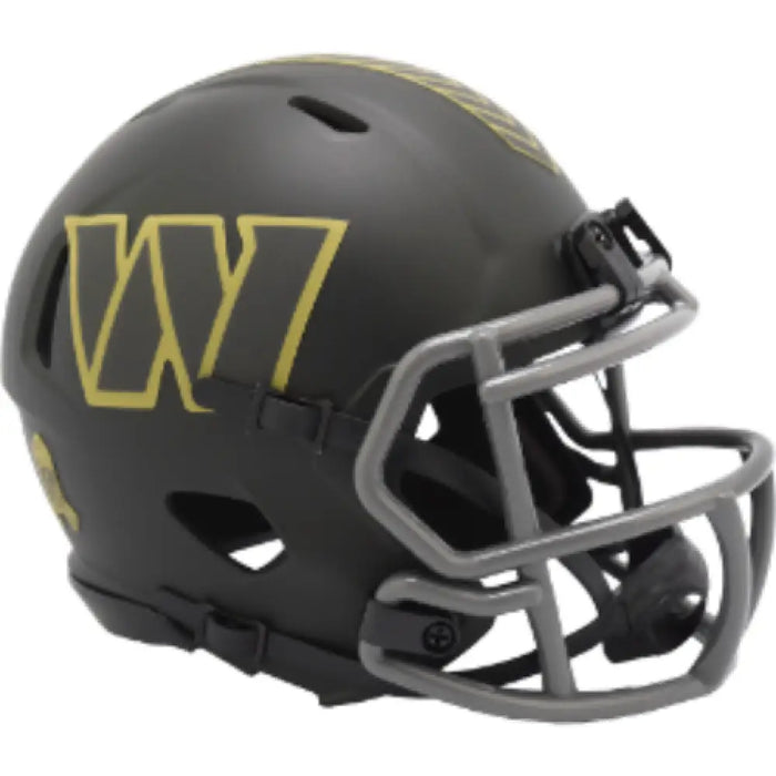 Washington Commanders SALUTE TO SERVICE 4 Mini Speed Football Helmet NFL Helmets