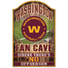 Washington Football Team Fan Cave 11’’ x 17’’ Wood Sign Signs/Plaques - Fan Cave