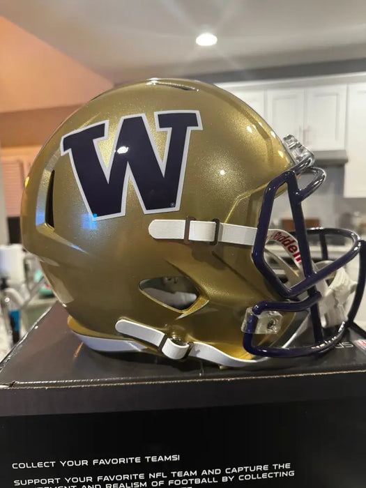 Washington Huskies Full Size Speed Replica Football Helmet - NCAA Helmets