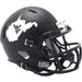 West Virginia Mountaineers NCAA Mini Speed Football Helmet Coal Rush-NCAA Helmets