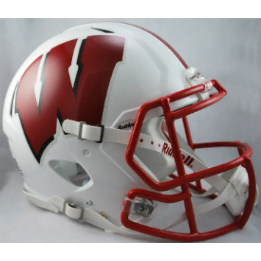 Wisconsin Badgers Full Size Authentic Speed Football Helmet- NCAA Helmets