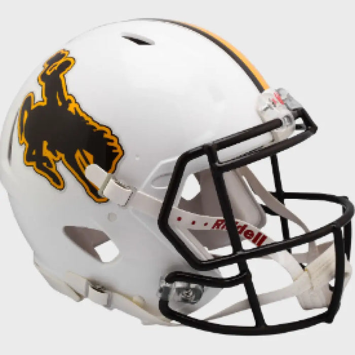 Wyoming Cowboys Full Size Authentic Speed Football Helmet- NCAA Sports Collectibles