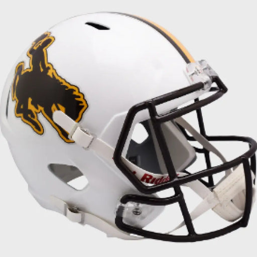 Wyoming Cowboys Full Size Speed Replica Football Helmet - NCAA Helmets