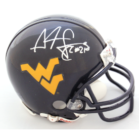 Adam Pacman Jones West Virginia Mountaineers Autographed Mini Helmet - NFL