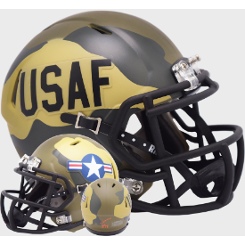 Air Force Falcons NCAA Mini Speed Football Helmet B-52 Stratofortress - NCAA