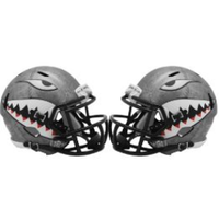 Air Force Falcons NCAA Mini Speed Football Helmet Sharktooth- NCAA