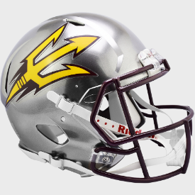 Arizona State Sun Devils Full Size FLASH Authentic Revolution Speed Football Helmet- NCAA