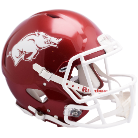 Arkansas Razorbacks Full Size Authentic Speed Football Helmet- NCAA