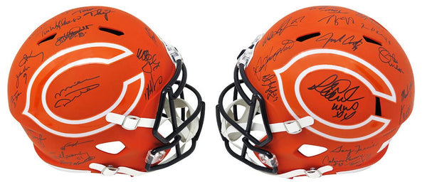 1985 Bears Team Signed Chicago Bears AMP Alternate Series Riddell Full Size Speed Replica Helmet LE/20 (28 Sigs)W/Schwartz COA