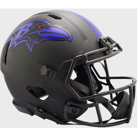 Baltimore Ravens Full Size Authentic Speed Football Helmet ECLIPSE - NFL