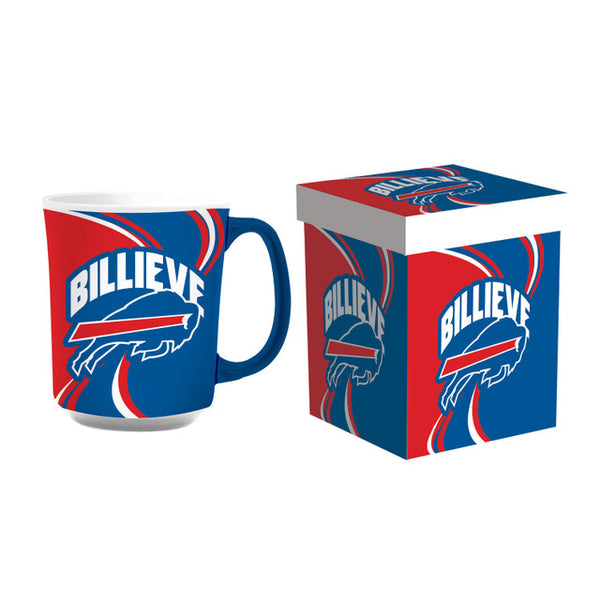 Buffalo Bills Coffee Mug 14oz Ceramic with Matching Box