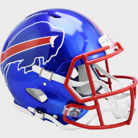 Buffalo Bills Full Size Authentic Revolution Speed Football Helmet FLASH - NFL