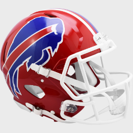 Buffalo Bills Full Size Authentic 1987 to 2001 Speed Throwback Football Helmet - NFL