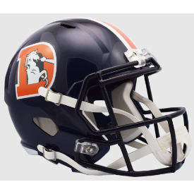 Denver Broncos Full Size Speed Replica Football Helmet Color Rush - NFL